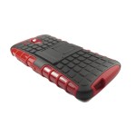 Case Protector Silicone Dual  HTC 526 Red / Black w/kickstand (15004454) by www.tiendakimerex.com